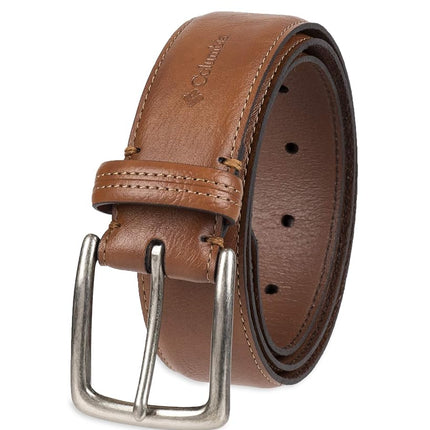 Columbia Men's Casual Leather Belt-Jeans Khakis Dr