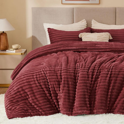 BEDELITE Fleece Twin Comforter Set -Super Soft & W
