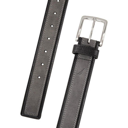 Nautica Men's Casual Belt, Grey, 44