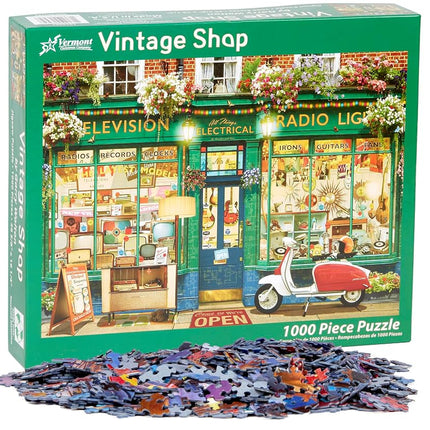 Vermont Christmas Company Vintage Shop Jigsaw Puzzle 1000 Piece