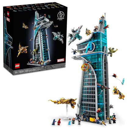 LEGO Marvel Avengers Tower Building Kit, Detailed 