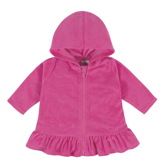Gerber Baby-Girls Toddler Zipper Hoodie Terry Swim