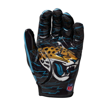 Gants de football extensibles Wilson NFL - Adulte, Jacksonville Jaguars