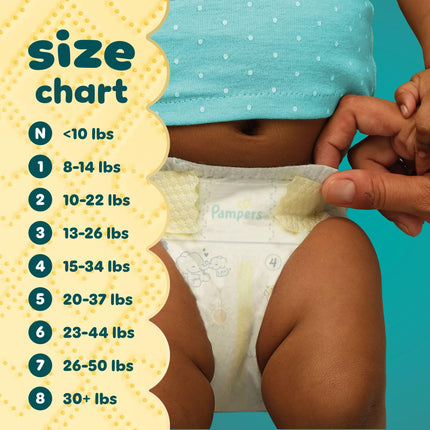 Pañales Talla 5, 104 unidades - Pañales desechables para bebé Pampers Swaddlers, Paquete Enorme