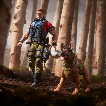 G.I. Joe Classified Series #157, Christopher Law Lavigne & Order, Collectible 6 Inch Action Figure & German Shepherd Dog Figure with 14 Accessories, Superhero Toys