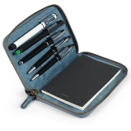 Londo Genuine Leather Padfolio with Pencil Holder 