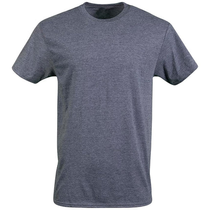 Gildan Men's Crew T-Shirts, Multipack, Style G1100 Underwear, Navy/Heather Navy/Indigo Blue (5-Pack), S (Pack of 5)