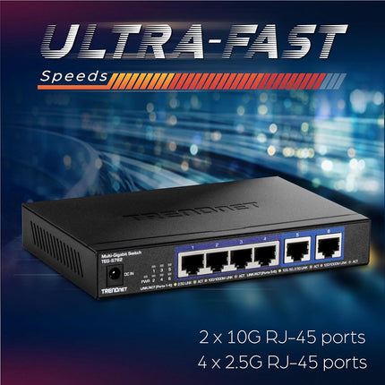 TRENDNET - ACCESSORIES 6-PORT 10G SWITCH