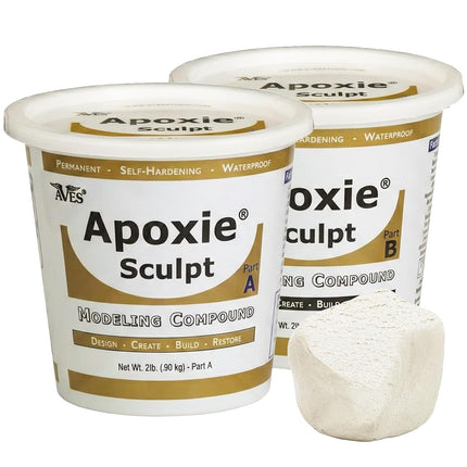 Apoxie Sculpt 4 lb. White, 2 part modeling compound (A & B)
