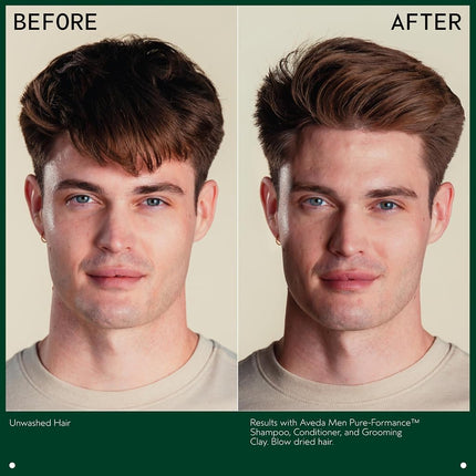Aveda Men Pure-Formance Conditioner | Lightweight Hair Conditioner for Men | Adds Shine | Scalp Care, 300ml