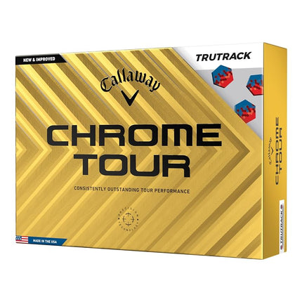 Callaway Golf Chrome Tour Golf Ball, Tru Track