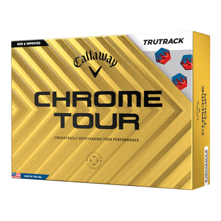 Callaway Golf Chrome Tour Golf Ball, Tru Track