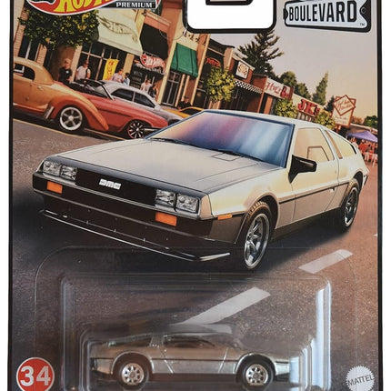 Hot Wheels DMC Delorean [Silver] Boulevard #34