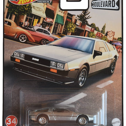 Hot Wheels DMC Delorean [Silver] Boulevard #34