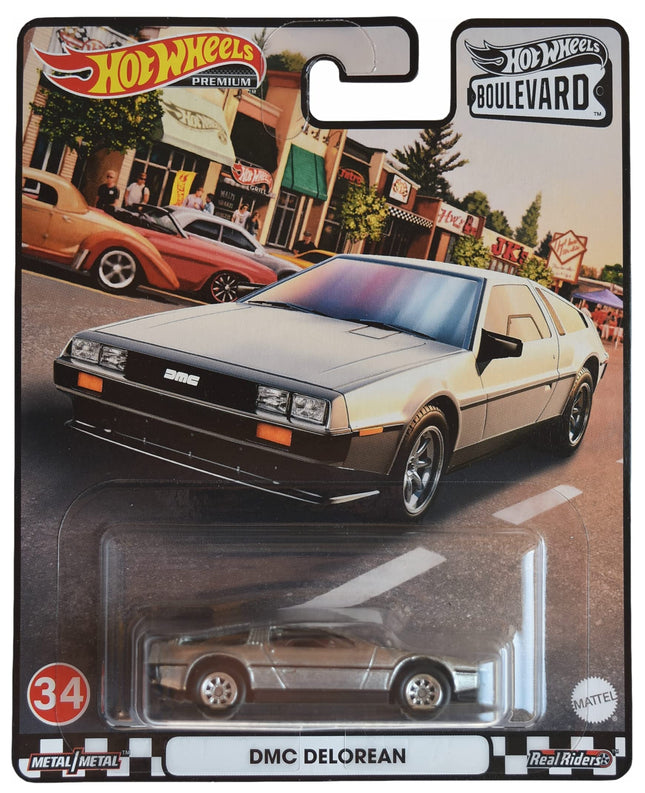 Hot Wheels DMC Delorean [Silver] Boulevard #34