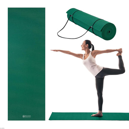 Gaiam Essentials Premium Yoga Mat With Yoga Mat Ca