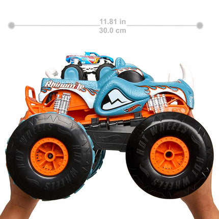 Hot Wheels Monster Trucks HW Transforming Rhinomite RC