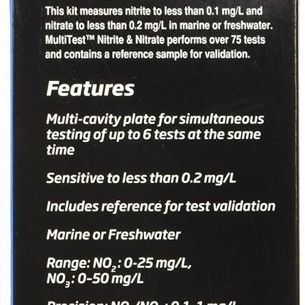 Seachem MultiTest Nitrite/Nitrate Test Kit, All Size (SC96003)