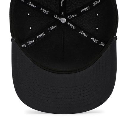 Gorra de golf Titleist Boardwalk Rope para hombre, negro/blanco