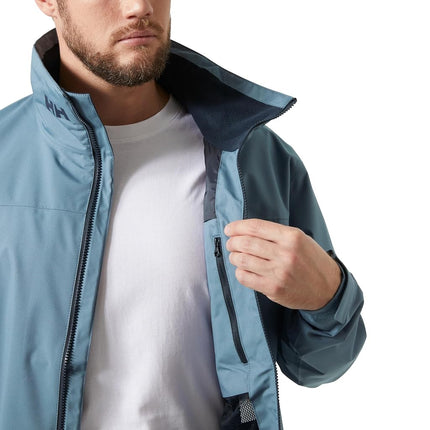 Helly Hansen Men's Crew Jacket 2.0, Washed Navy, 3XL