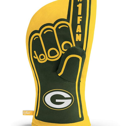 YouTheFan NFL Green Bay Packers #1 Oven Mitt, 13.2