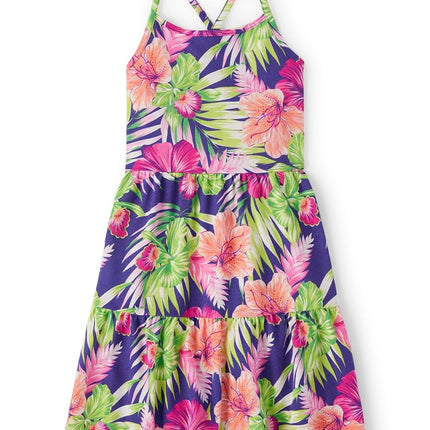 The Children's Place Baby-Girls Sleeveless Strappy Back Summer DressesCasual Dress, Solar Storm, XX-Large