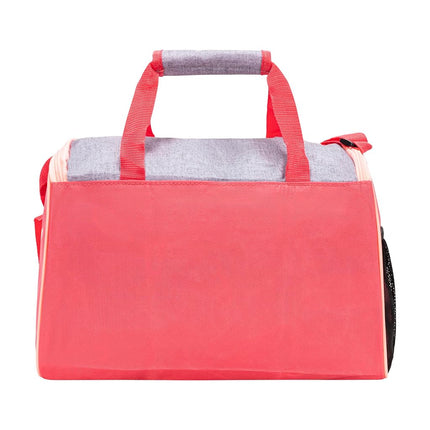 PUMA Girls Evercat Transformation JR Duffel Bags, Grey/Pink, One Size