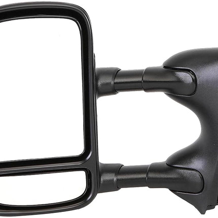 Rétroviseur extérieur manuel Dorman 955-1122 côté conducteur – Rabattable compatible avec certains modèles Ford, noir