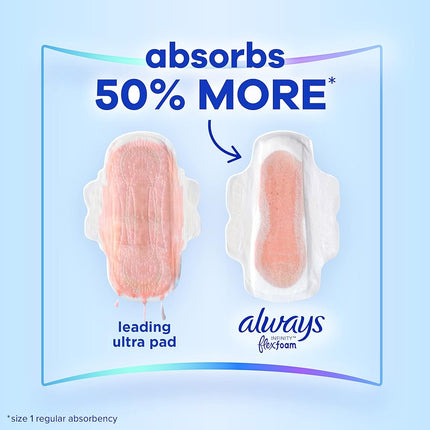 Always Infinity Heavy Flow Flexi-Wings Pads 16ct