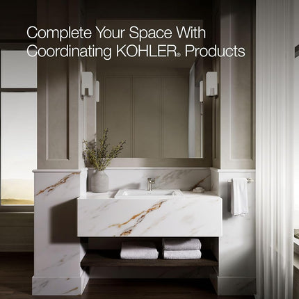 Kohler K-2298-0 Compass Self-Rimming Undercounter Lavatory (White)