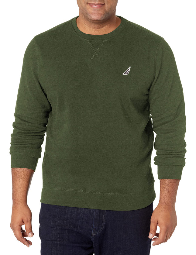 Nautica Men's Basic Crew Neck Fleece Sweatshirt, P