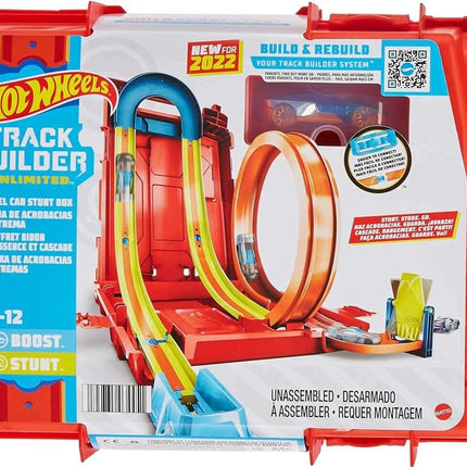 Hot Wheels Unlimited Fuel Can Stunt Box Playset & 