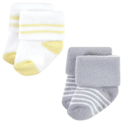 Hudson Baby Baby Girls' Cotton Rich Newborn and Terry Socks, Farm 12-pack, 6-12 Months