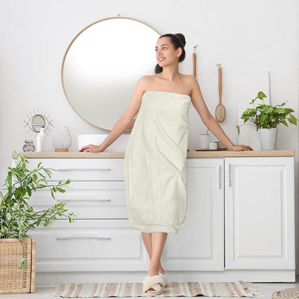 Utopia Towels - Luxurious Jumbo Bath Sheet (35 x 70 Inches) - 600 GSM 100% Ring Spun Cotton Highly Absorbent and Quick Dry Extra Large Bath Towel - Super Soft Hotel Quality Towel (Ivory, 2 Pack)