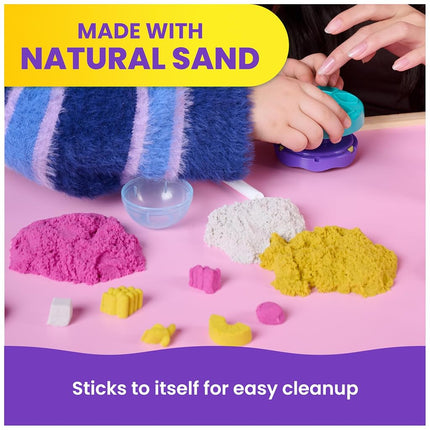 Kinetic Sand, Smoothie Mixer Playset with 14 oz Play Sand, Tools and Popsicle Mould, Play Food Toy, Arts and Crafts Kids Toys for Girls and Boys Ages 5 and up.