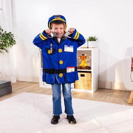 Melissa & Doug Police Officer Role Play Costume Set, Ages 3-6 yrs