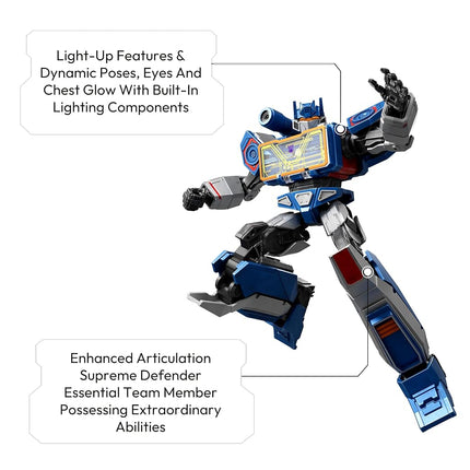 Blokees Figures - Transformers (Model Kit) 71183 - Classic Class(CC) 17-Movie8 Soundwave （Luminous Eyes & Chest）
