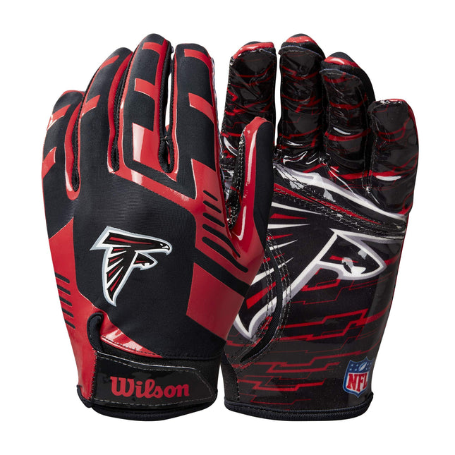 Wilson NFL Stretch Fit Football Gloves - Youth, At