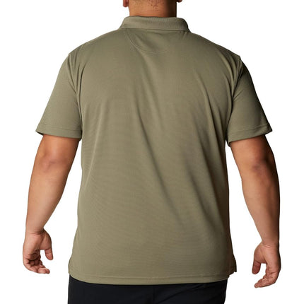 Columbia Men's Utilizer Short Sleeve Polo, Stone Green, 3X Tall