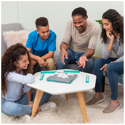 Upwords, Fun and Challenging Family Word Game with Stackable Letter Tiles, for Aged 8 and Up