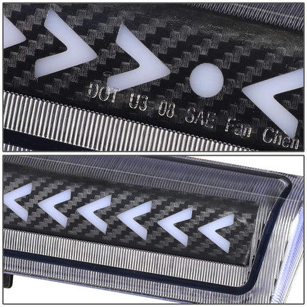 DNA MOTORING 3BL-GMCD00-3D-T3-LED-BK Luz de Freno Trasera LED 3D con Líneas Rayadas y Carcasa Negra [Compatible con Suburban 1500 2500 00-06 / Tahoe / Yukon y XL 1500 2500 00-06]