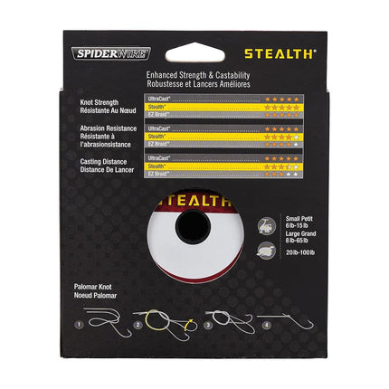 SPIDERWIRE Stealth, Moss Green, 50/14 Pound Test-500 Yard