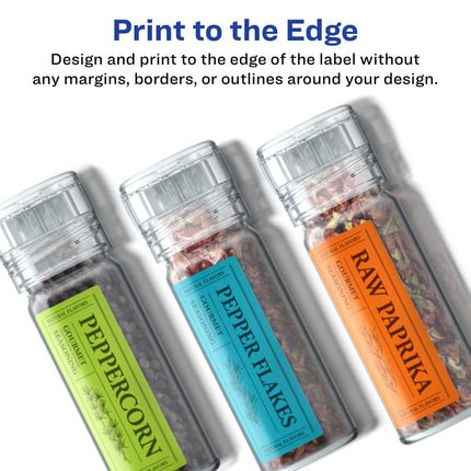 Avery Durable Waterproof Rectangle Labels with Sure Feed, 1.25" x 3.75", 300 Oil and Tear-Resistant Waterproof Labels, Print-to-The-Edge, Laser/Pigment-Based Inkjet Printable Labels