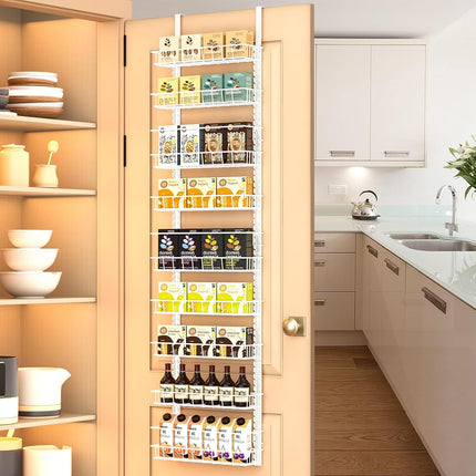 Churboro Over the Door Pantry Organizer Rack with 