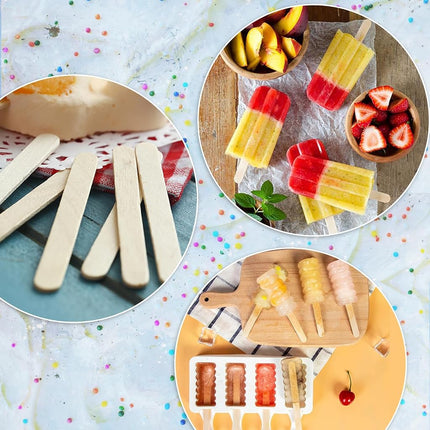 Perfect Stix - PS-114st-1,000 4.5" Craft Sticks/Ice Cream Sticks/Natural Wood - Box of 1,000ct