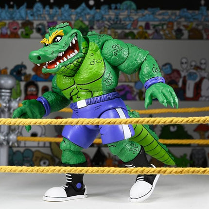 Neca : Teenage Mutant Ninja Turtles Archie Comics Stump Wrestling Leatherhead
