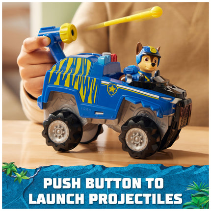 Paw Patrol Jungle Pups, Vehículo Tigre de Chase, Camión de Juguete con Figura de Acción Coleccionable, Juguetes para Niños y Niñas de 3 Años en Adelante