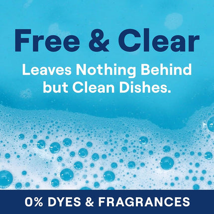 Seventh Generation Dishwasher Detergent Gel Soap, Free & Clear, 42 Ounce Bottles, Pack of 6, Packaging May Vary
