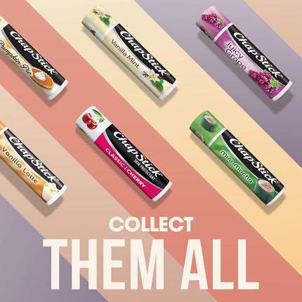 Chapstick 3 Pack, Cherry: Chapstick Classic (3 Sticks) Cherry Flavor Skin Protectant Flavored Lip Balm Tube, 0.15 Ounce Each