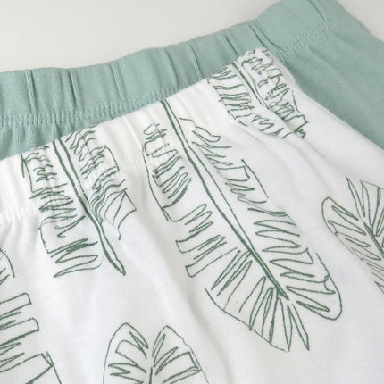 HonestBaby Multipack Harem Pants Roomy Fit Pull on Bottoms 100% Organic Cotton for Infant Baby Boys, Girls, Unisex, 3-Pack Pattern Play, 24 Months
